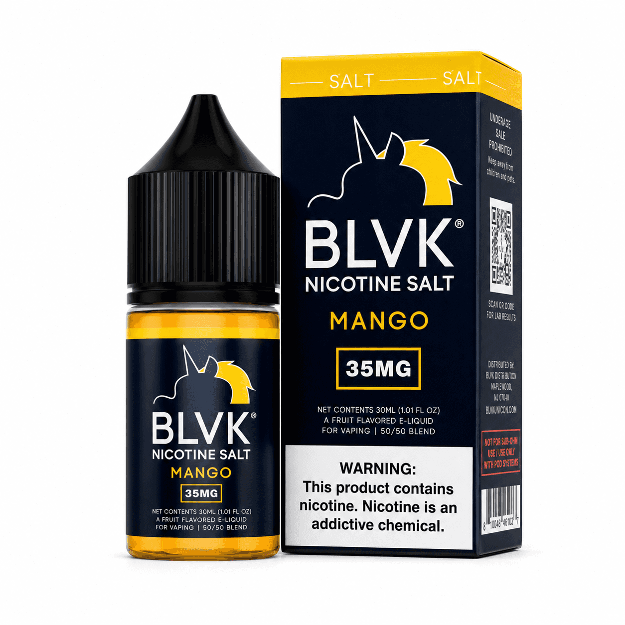 NicSalt - BLVK Salt Series - Mango (30ml)