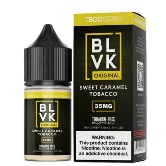 NicSalt - BLVK TBCO Series - Sweet Caramel Tobacco (30ml)