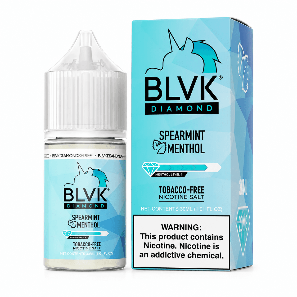 NicSalt - BLVK Diamond - Spearmint Menthol (30ml)