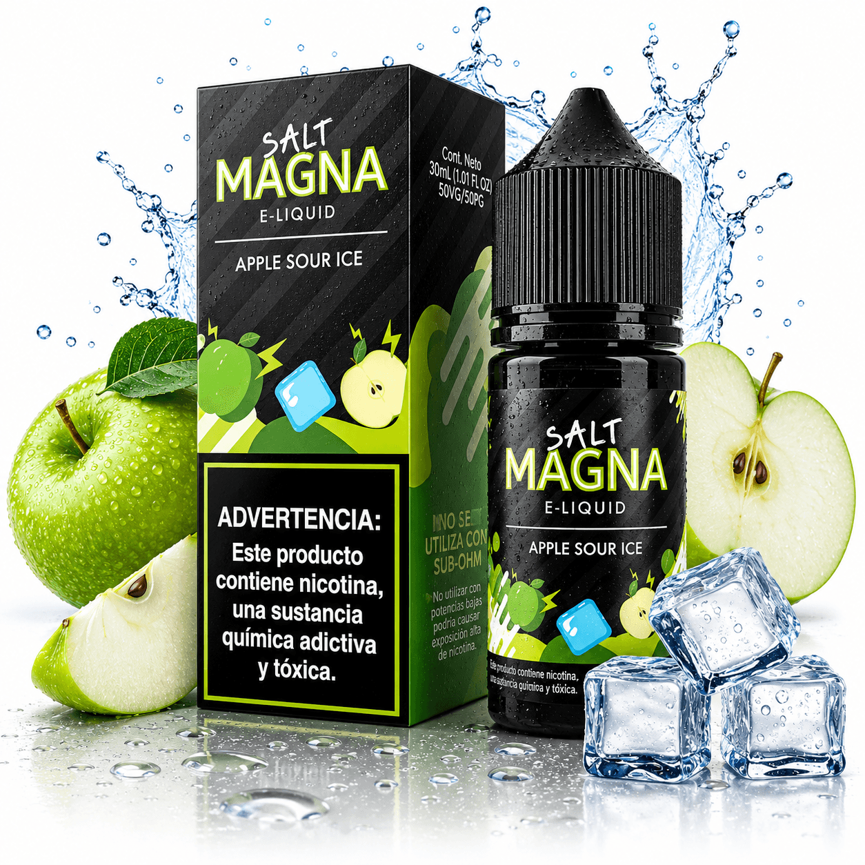 NicSalt - Magna - Apple Sour Ice (30ml)