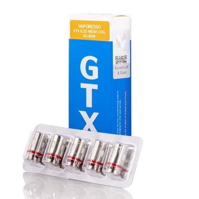 Coil | Bobina | Resistência | Vaporesso GTX 0.2ohm Mesh Coil 45-60W