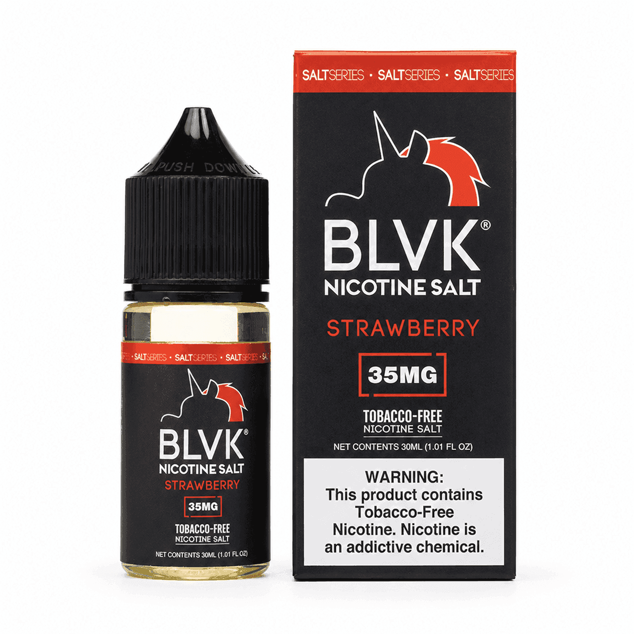 NicSalt - BLVK Salt Series - Strawberry (30ml)