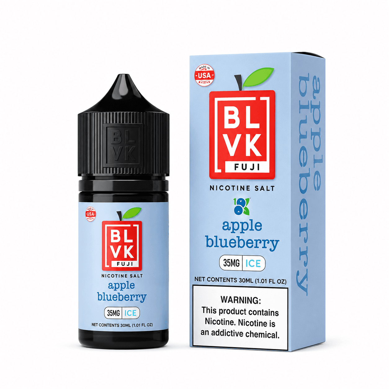 NicSalt - BLVK Fuji - Apple Blueberry Ice (30ml)