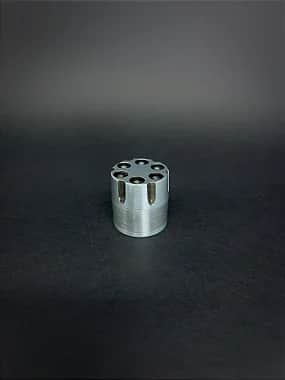 Dichavador de Zinco 3 partes - Tambor 38 Pequeno - 3x3,2cm