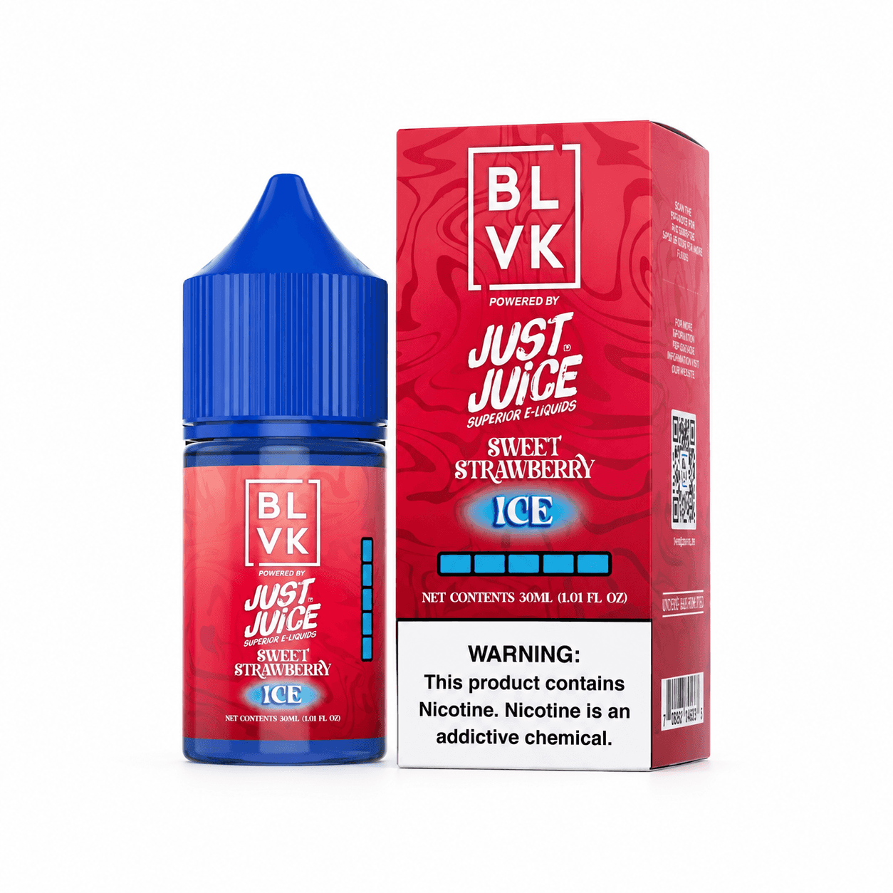 NicSalt - BLVK x Just Juice - Sweet Strawberry Ice