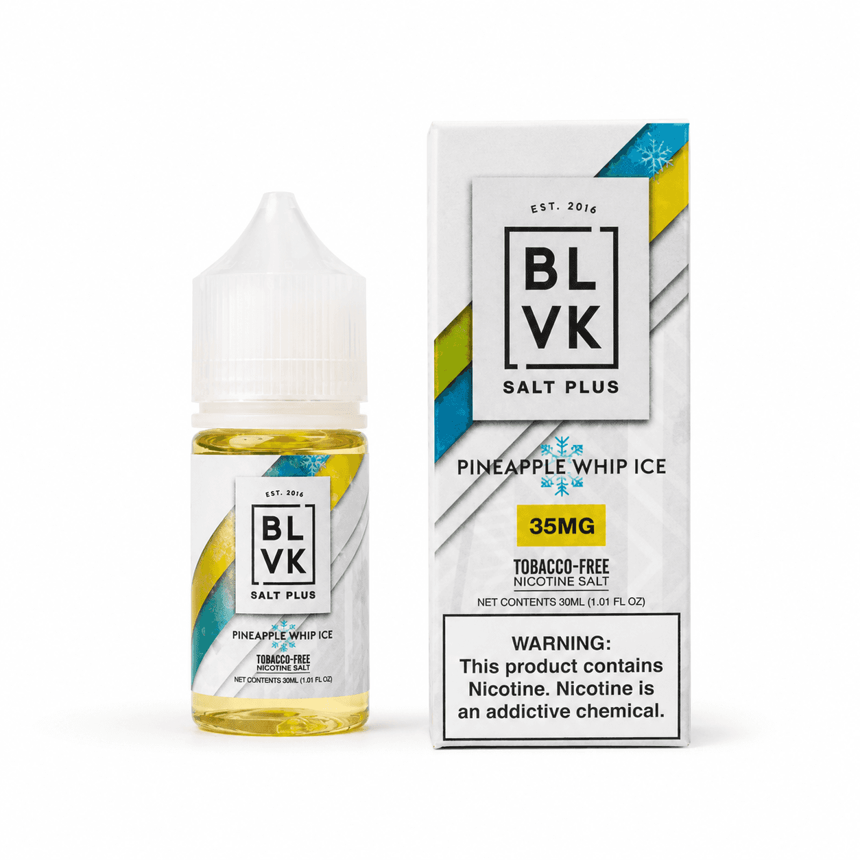 NicSalt - BLVK Salt Plus - Pineapple Whip Ice (30ml)