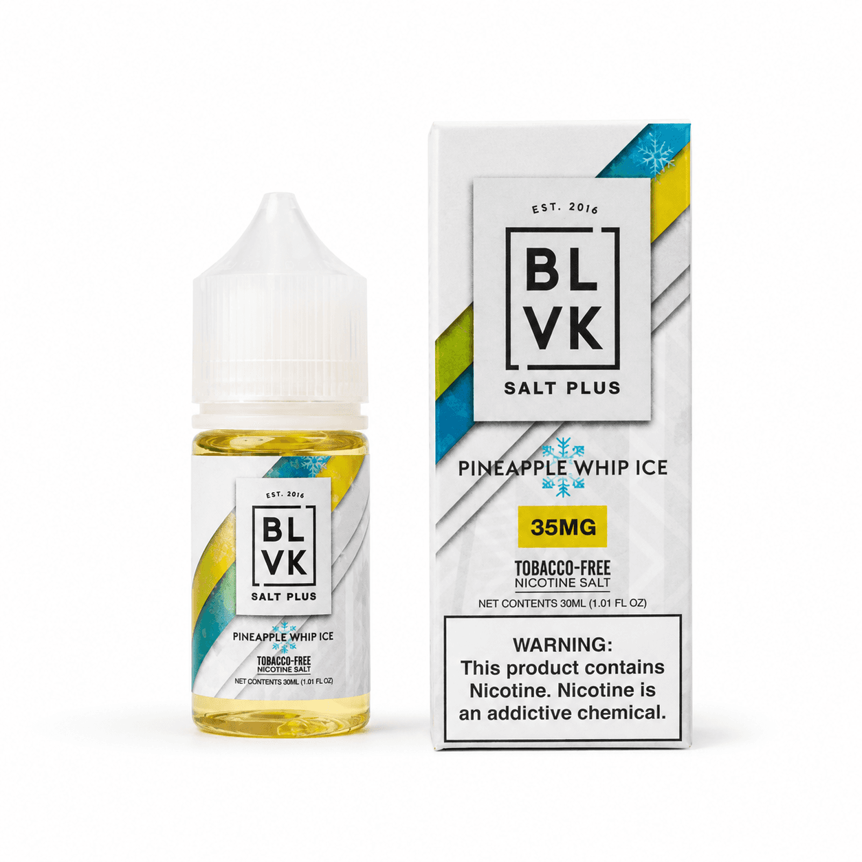 NicSalt - BLVK Salt Plus - Pineapple Whip Ice (30ml)