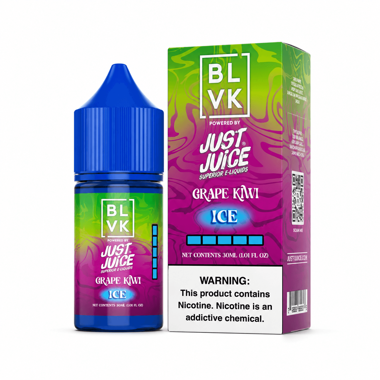 NicSalt - BLVK x Just Juice - Grape Kiwi Ice