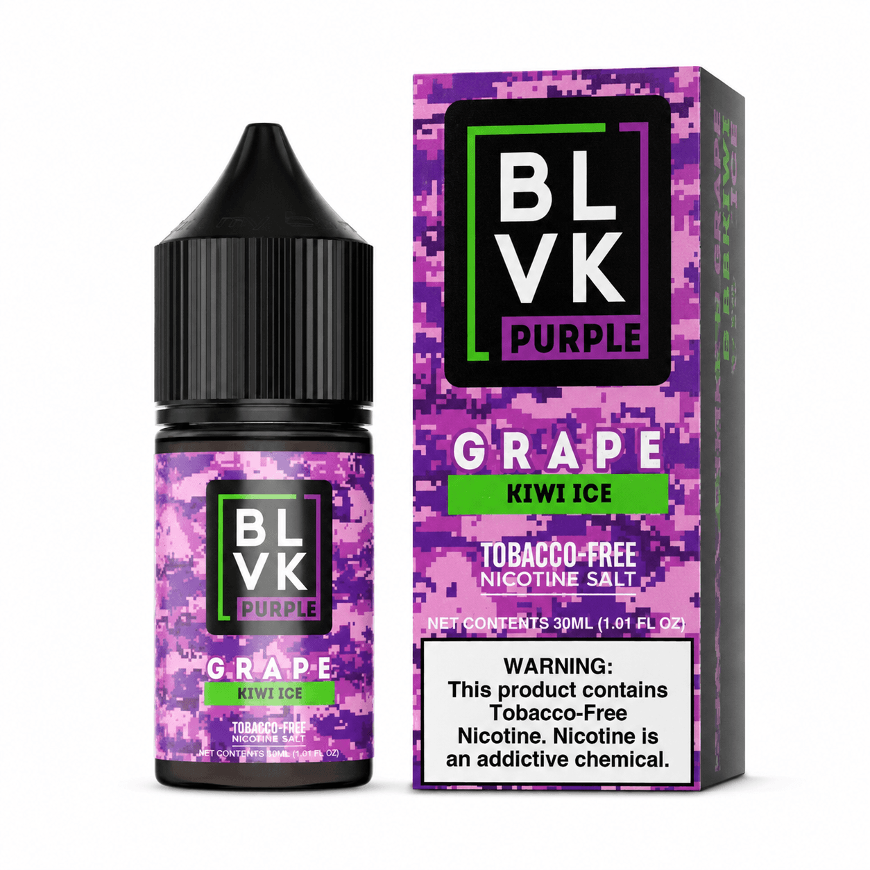 NicSalt - BLVK Purple - Grape Kiwi Ice (30ml)
