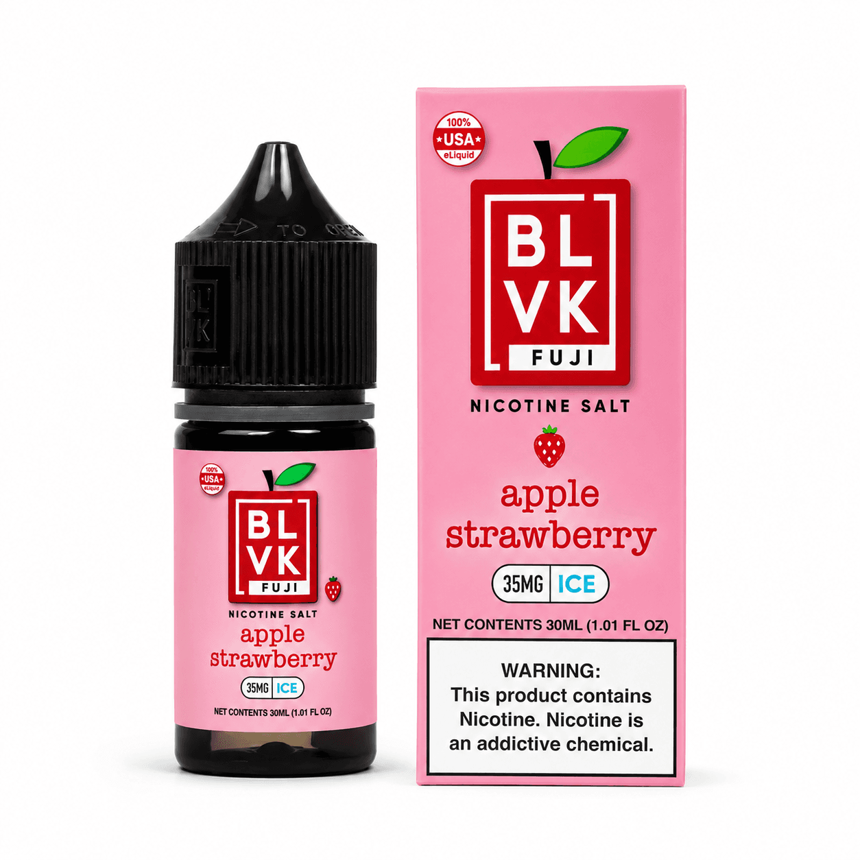 NicSalt - BLVK Fuji - Apple Strawberry Ice (30ml)