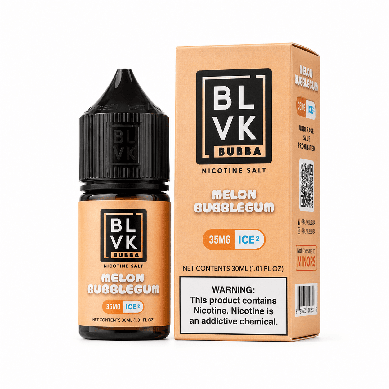 NicSalt - BLVK Salt Bubba - Melon Bubblegum (30ml)