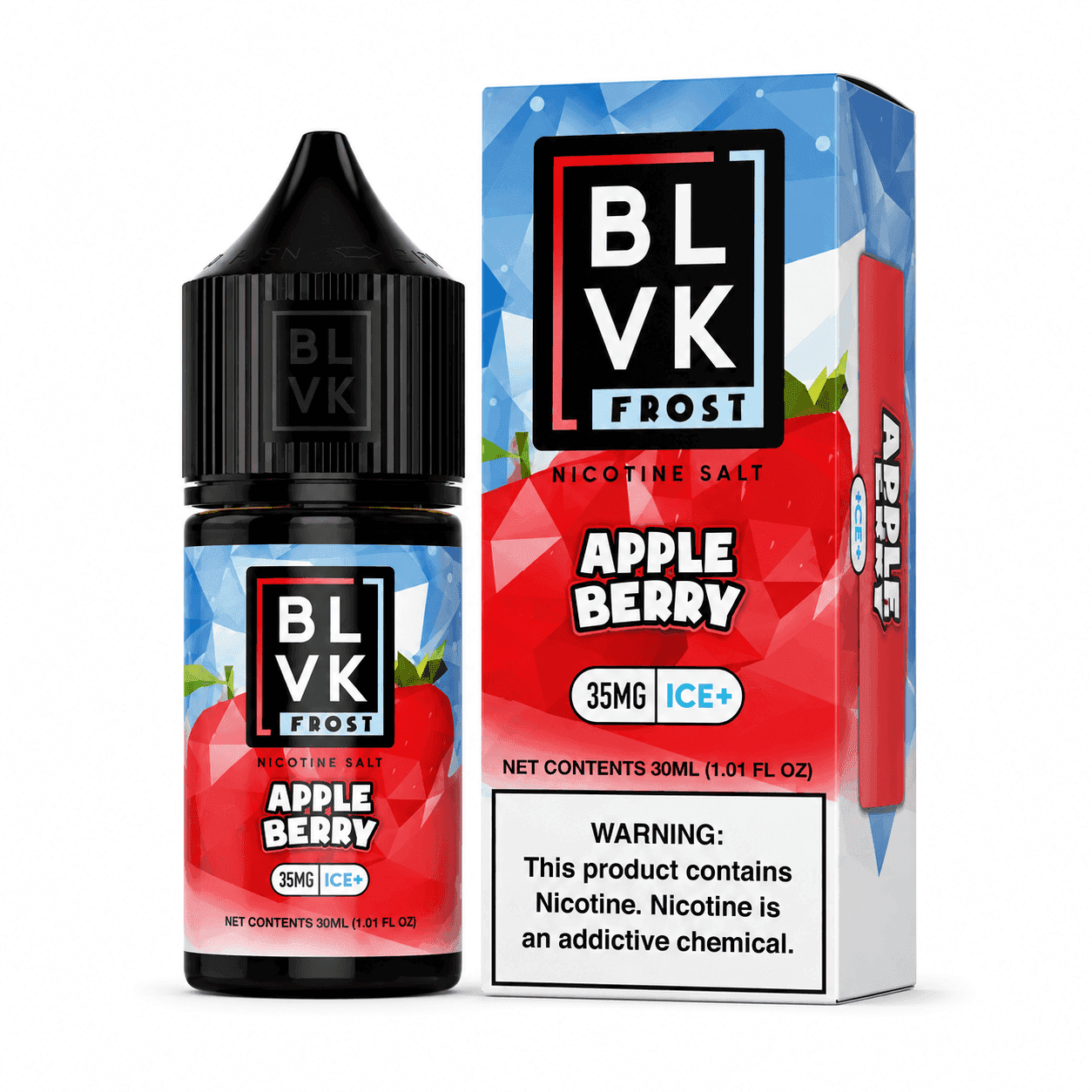NicSalt - BLVK Salt Frost - Apple Berry Ice (30ml)