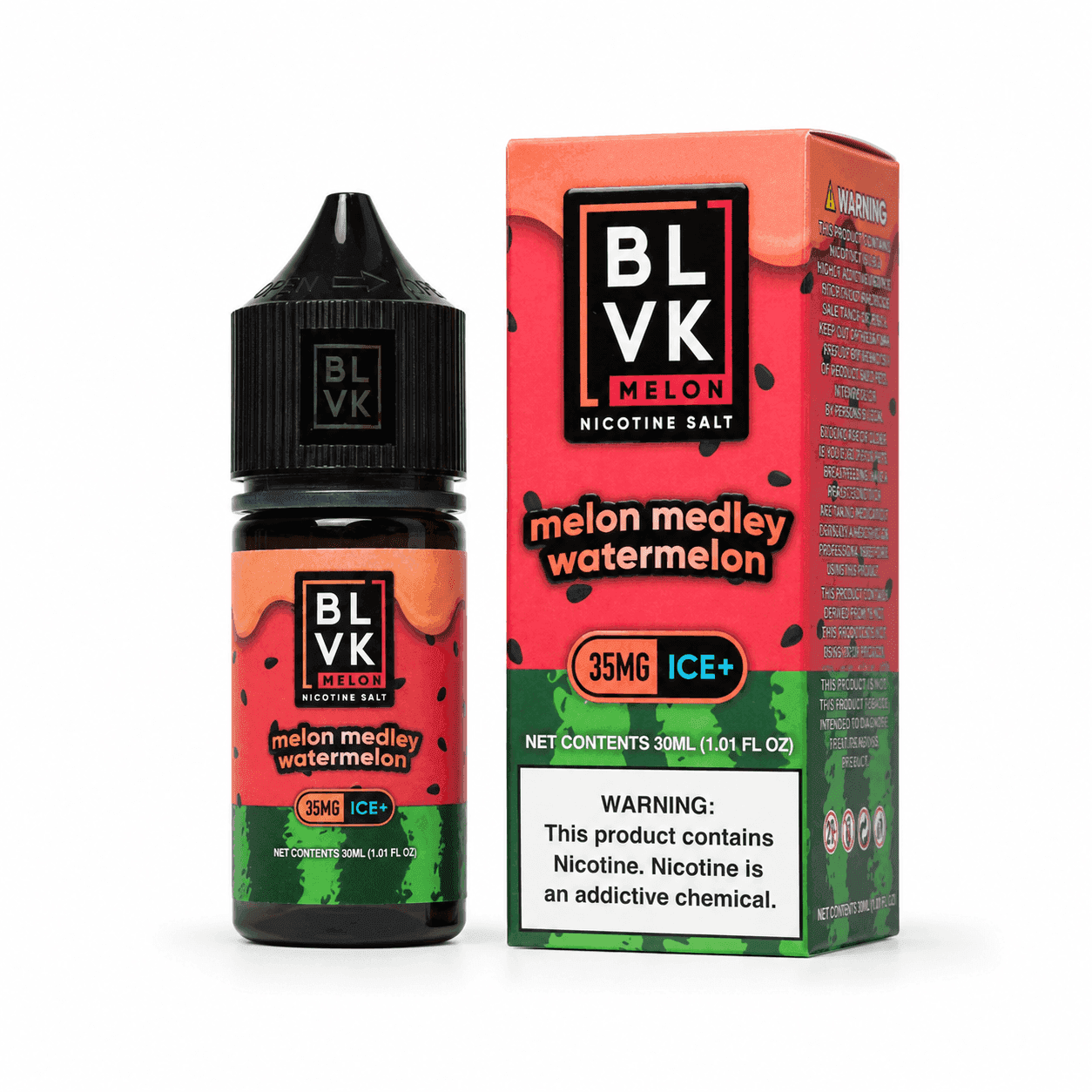 NicSalt - BLVK Melon - Melon Medley Watermelon (30ml) Teor de Nicotina:50mg