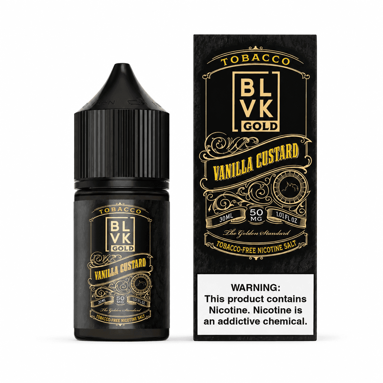 NicSalt - BLVK Salt Series - Vanilla Custard (30ml)