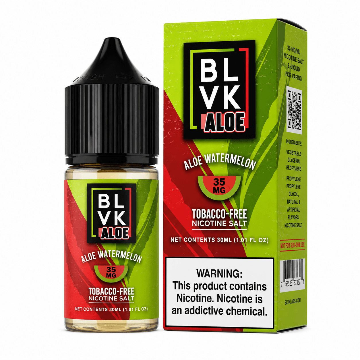 NicSalt - BLVK Aloe - Aloe Watermelon (30ml)