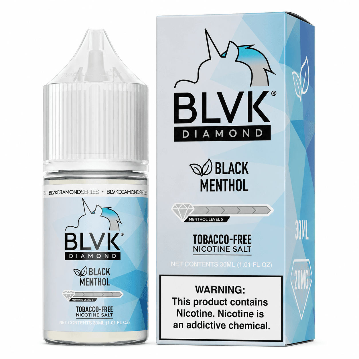 NicSalt - BLVK Diamond - Black Menthol (30ml)