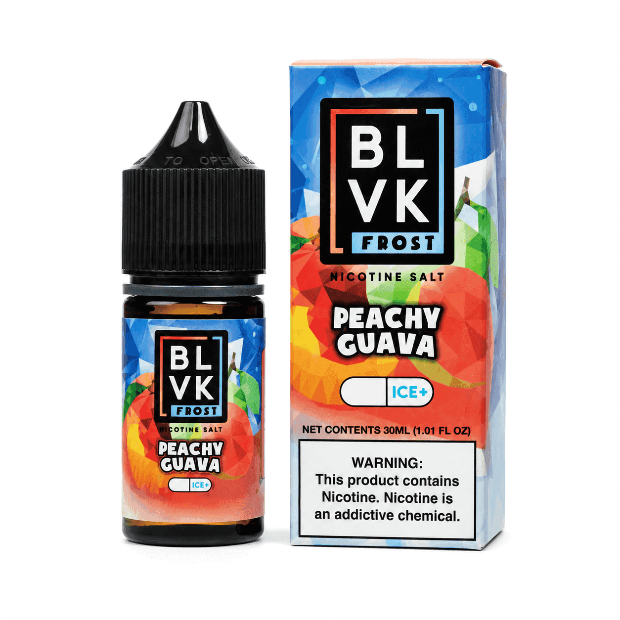 NicSalt - BLVK Salt Frost - Peachy Guava Ice (30ml)