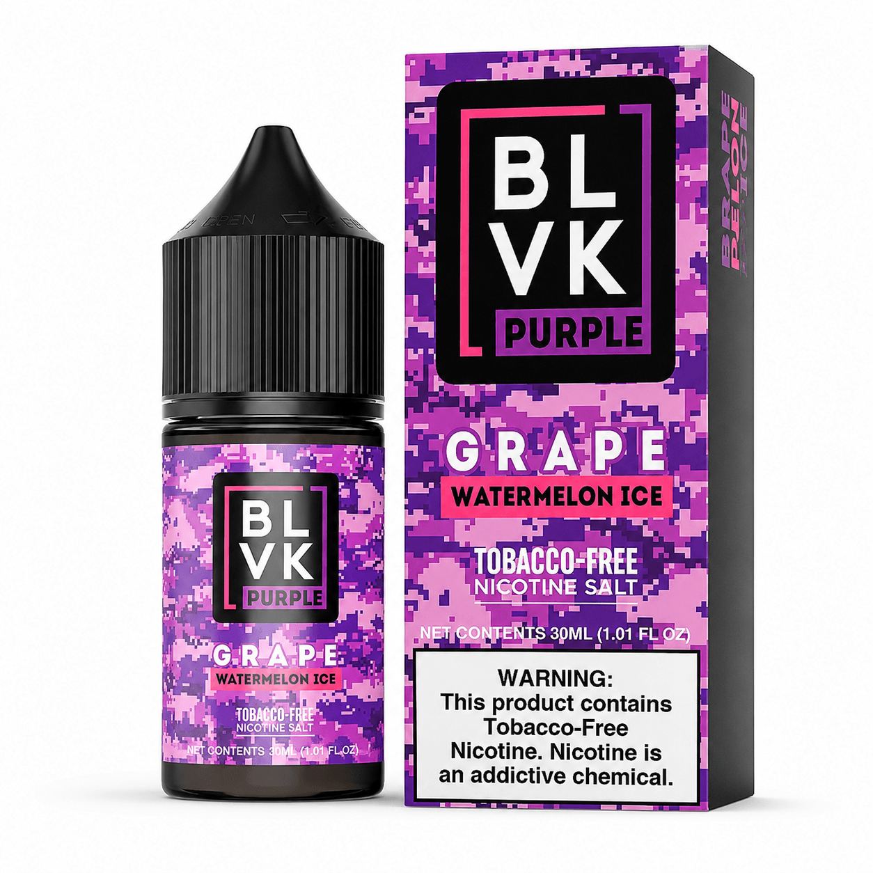 NicSalt - BLVK Purple - Grape Watermelon Ice (30ml)