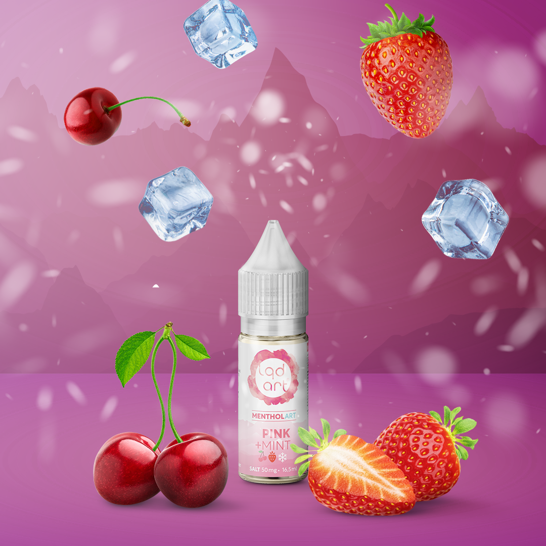 NicSalt - LQD ART - Pink +MINT (16,5ml)