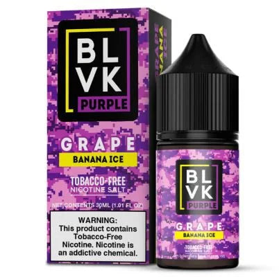 NicSalt - BLVK Purple - Grape Banana Ice (30ml)