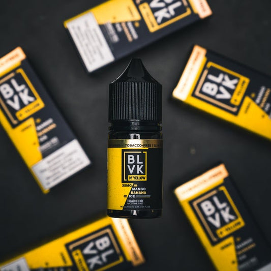 NicSalt - BLVK Salt Yellow - Mango Banana Ice (30ml)