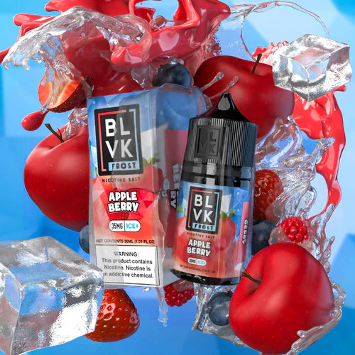 NicSalt - BLVK Salt Frost - Apple Berry Ice (30ml)