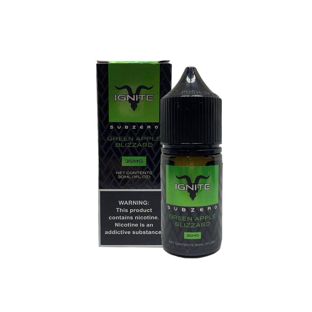 NicSalt - Ignite - Green Apple Blizzard (30ml)