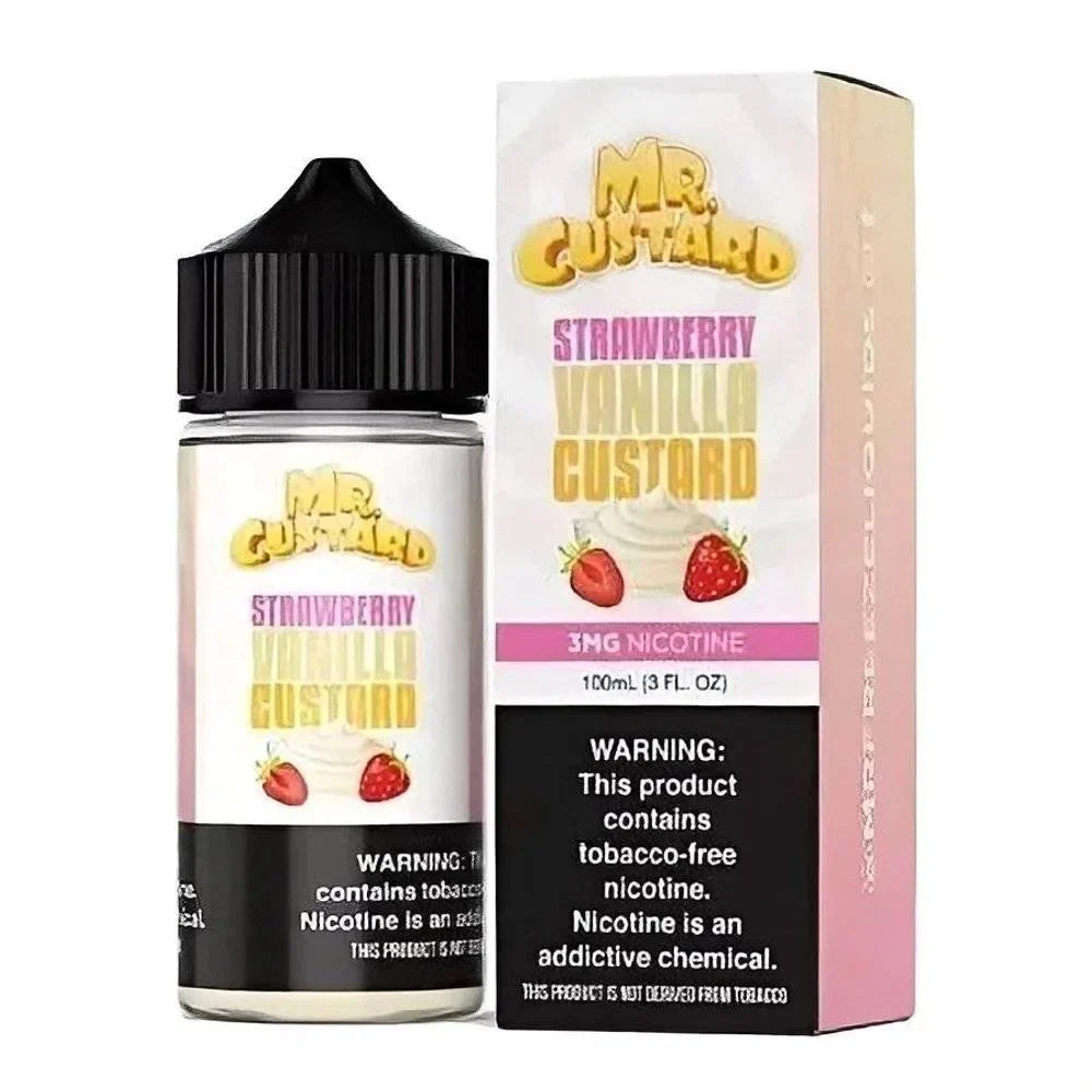 Juice - Mr Freeze - Strawberry Vanilla Custard (100ml)