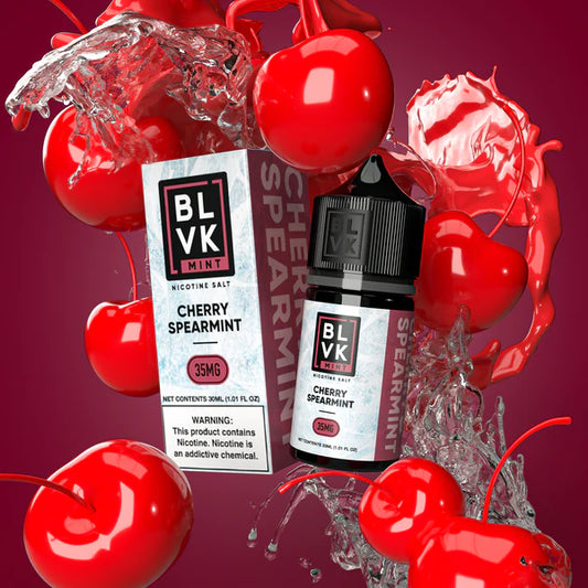 NicSalt - BLVK Salt Mint - Cherry Spearmint (30ml)