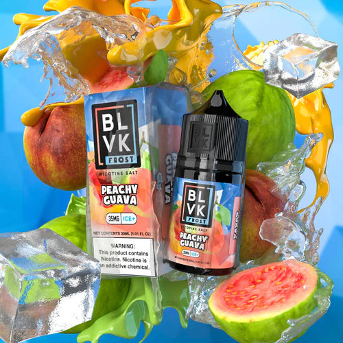 NicSalt - BLVK Salt Frost - Peachy Guava Ice (30ml)