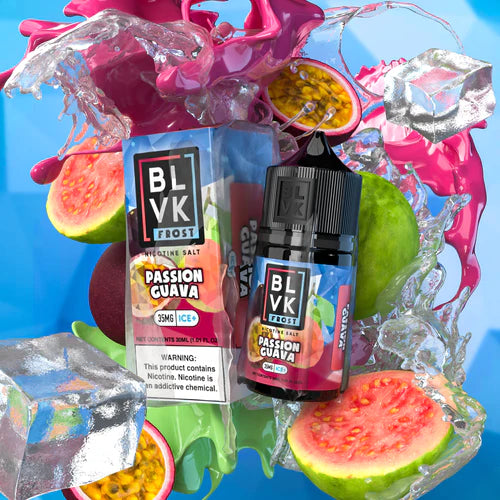 NicSalt - BLVK Salt Frost - Passion Guava Ice (30ml)