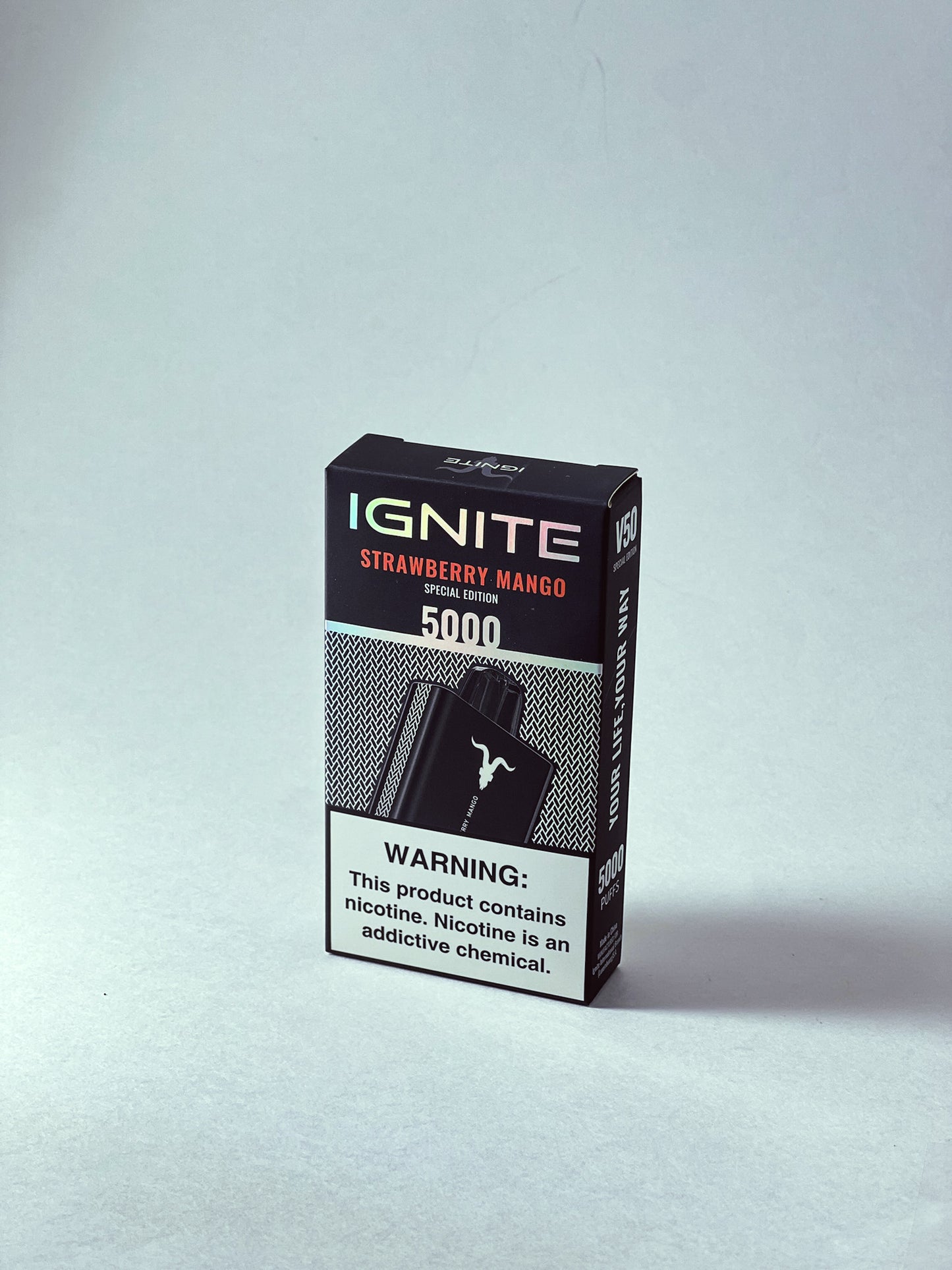 Pod Descartável - Ignite V50 5000 puffs - Black Edition