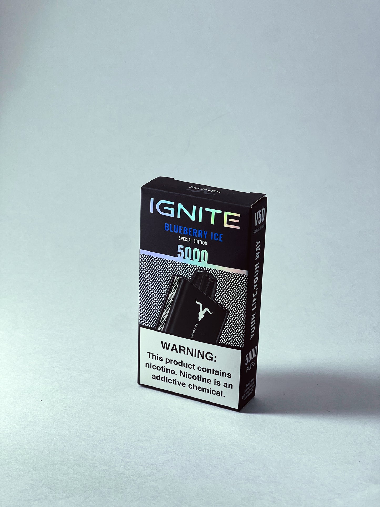 Pod Descartável - Ignite V50 5000 puffs - Black Edition