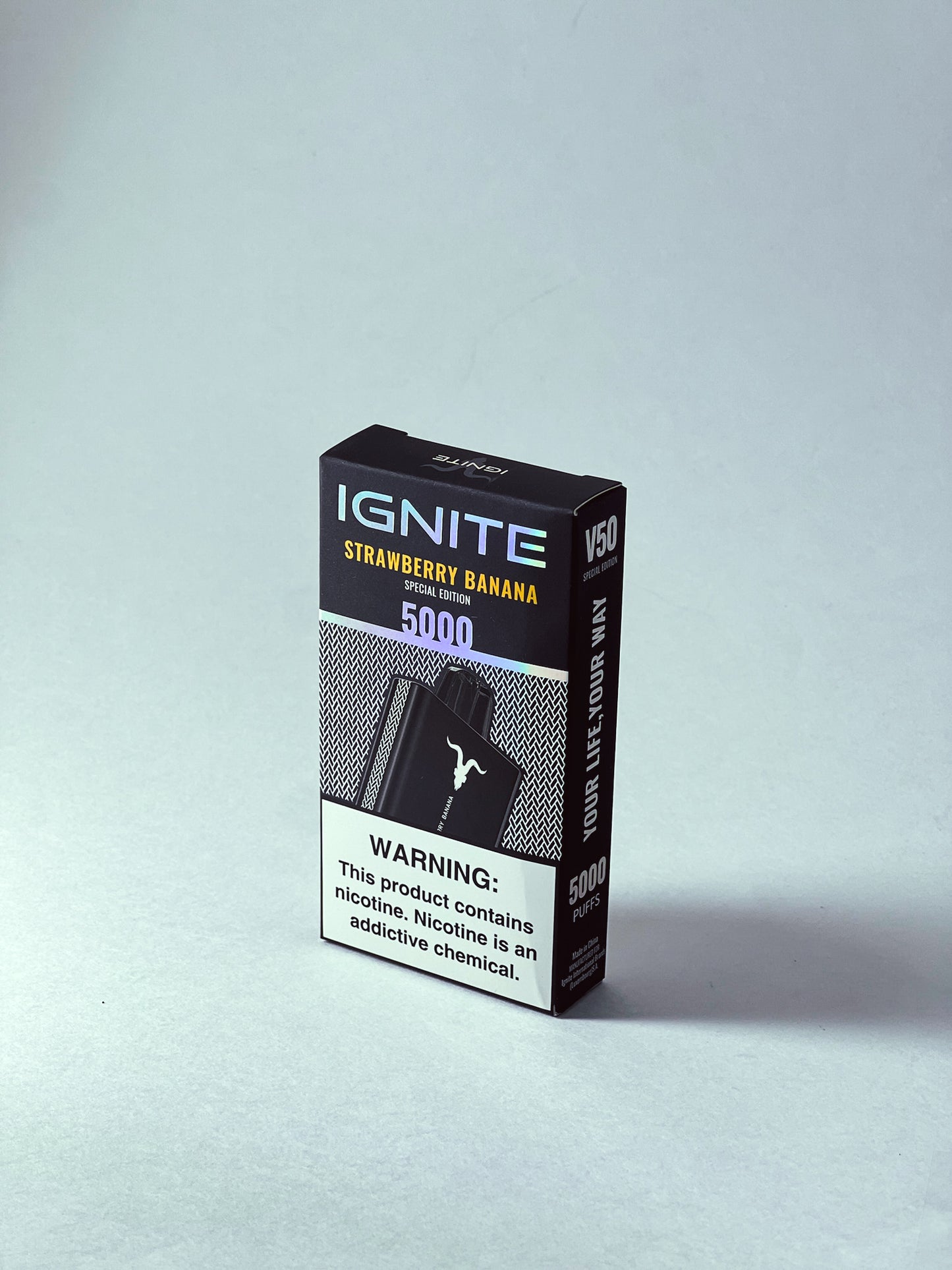 Pod Descartável - Ignite V50 5000 puffs - Black Edition