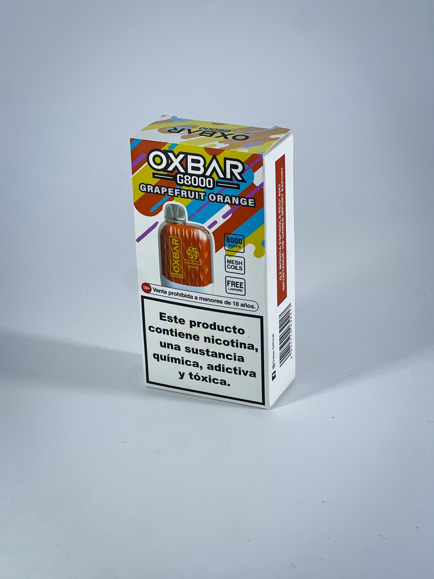 Pod Descartável - OXBAR G8000 8000 puffs