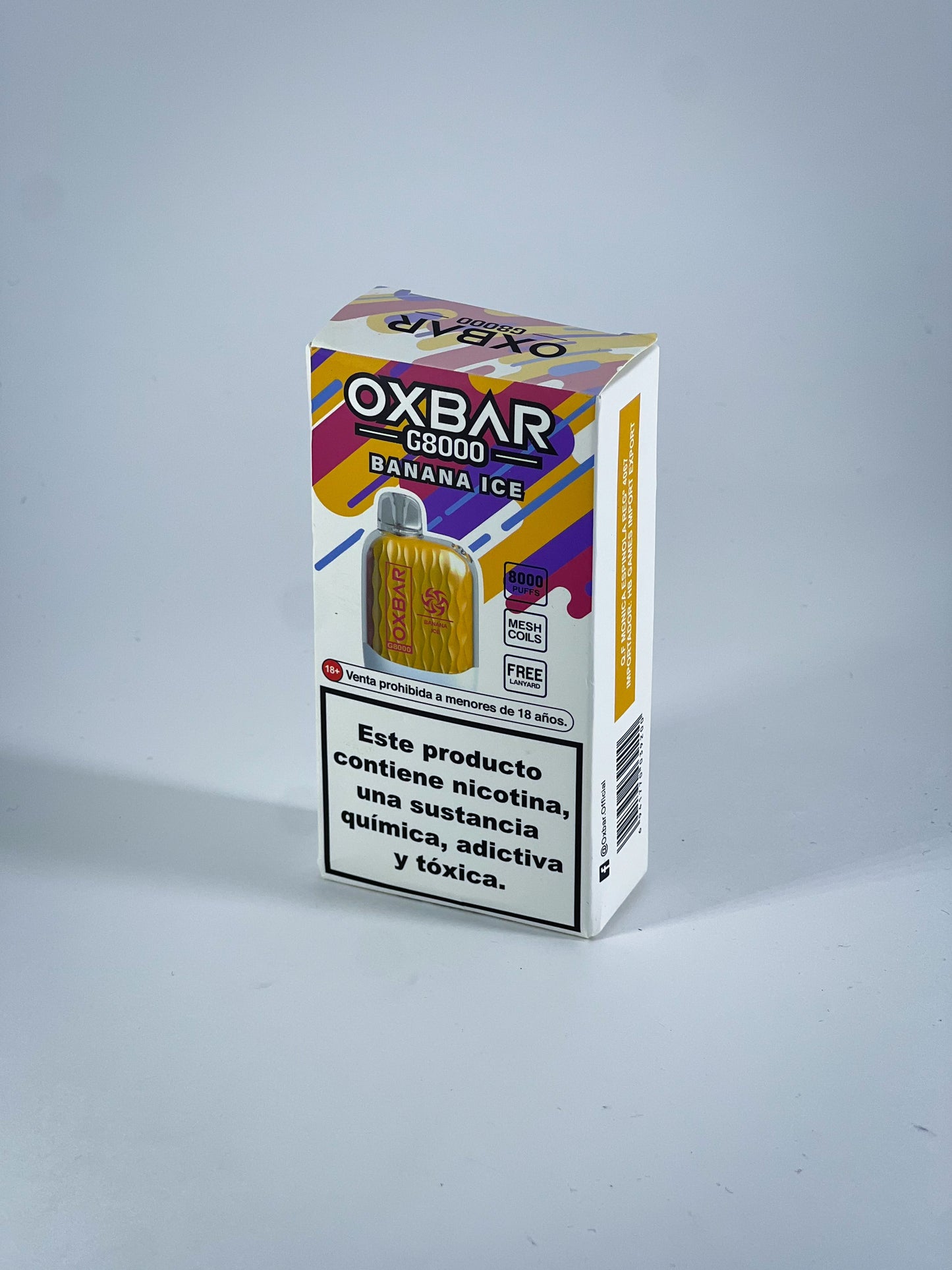 Pod Descartável - OXBAR G8000 8000 puffs