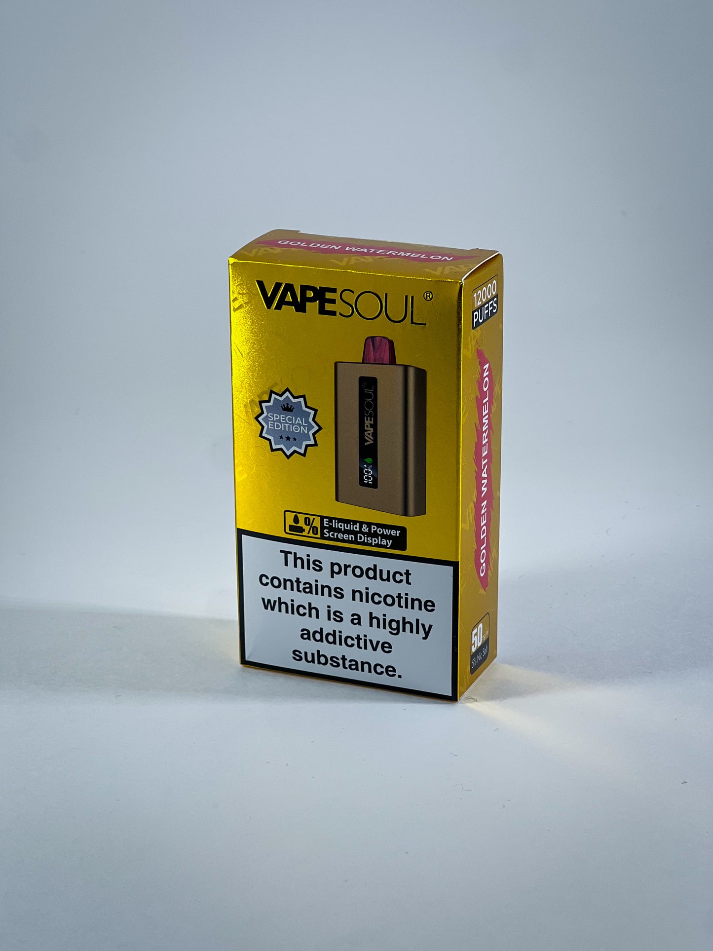 Pod Descartável - VapeSoul V-120 LCD 12000 puffs