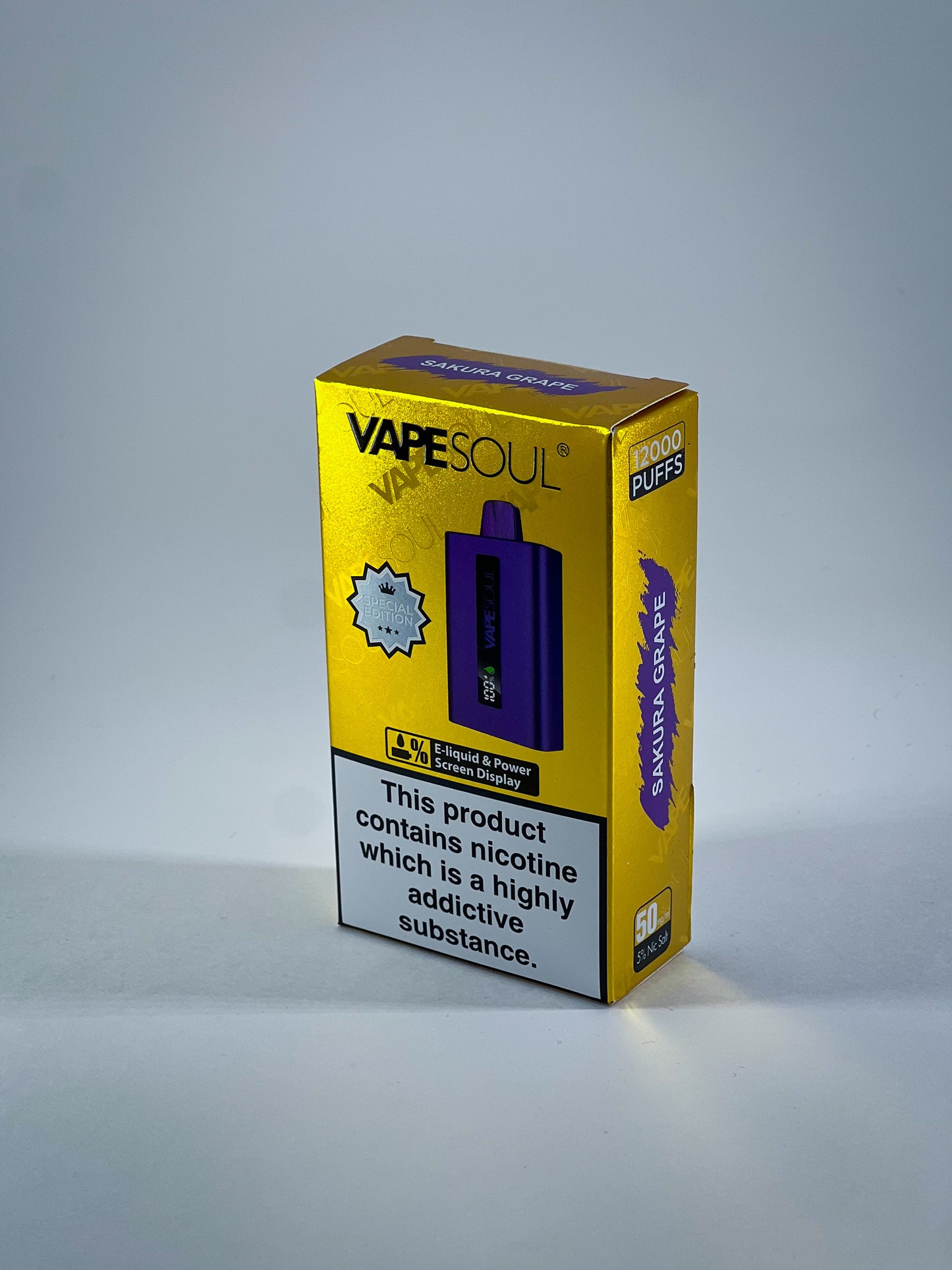 Pod Descartável - VapeSoul V-120 LCD 12000 puffs