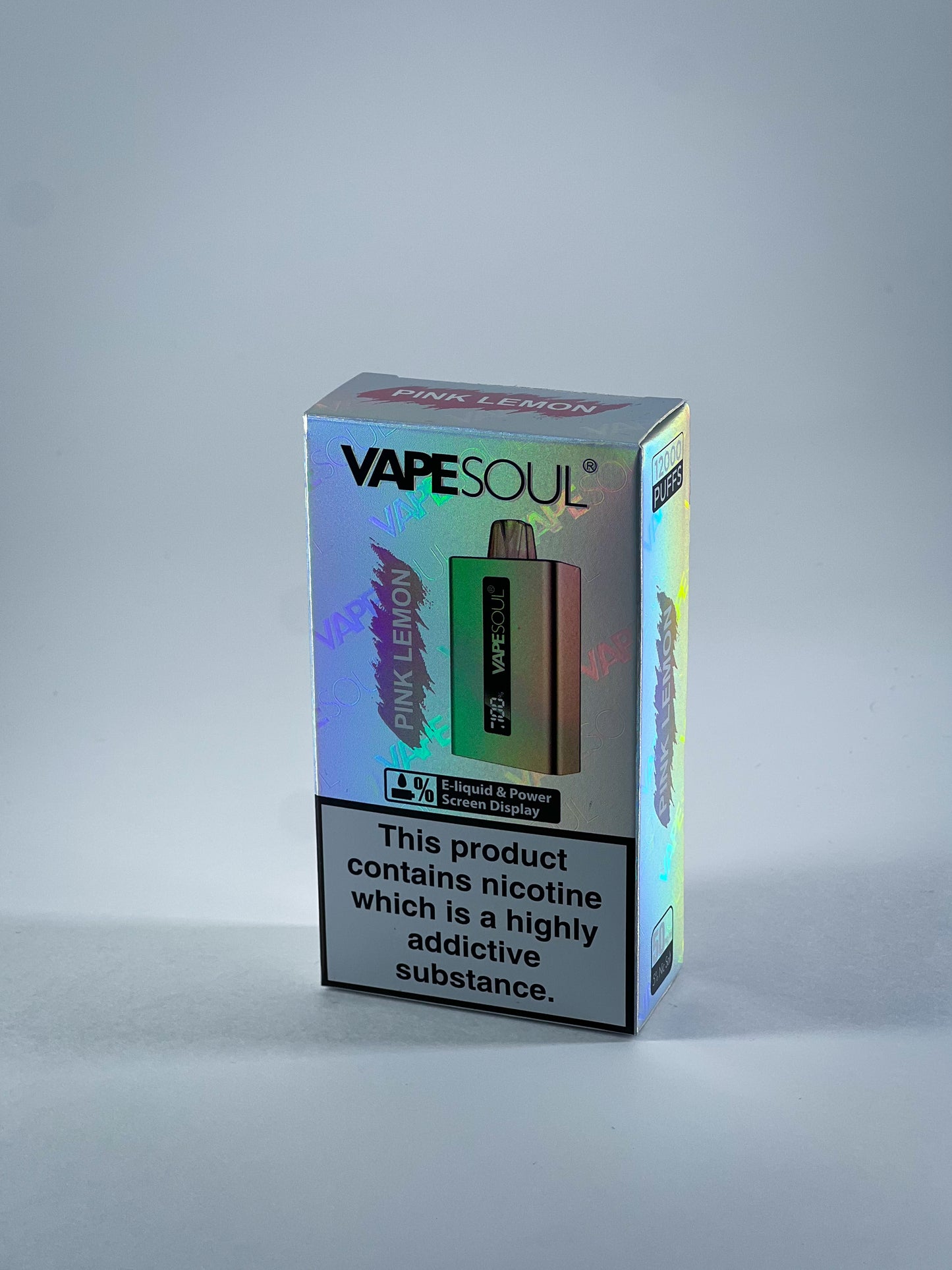 Pod Descartável - VapeSoul V-120 LCD 12000 puffs