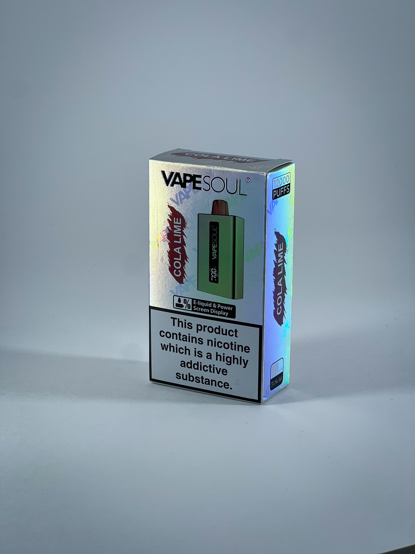 Pod Descartável - VapeSoul V-120 LCD 12000 puffs