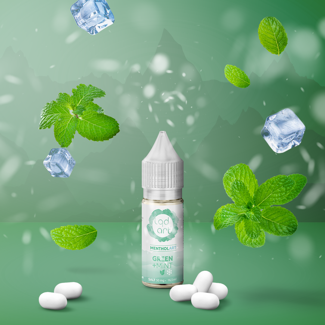 NicSalt - LQD ART - Green +MINT (16,5ml)