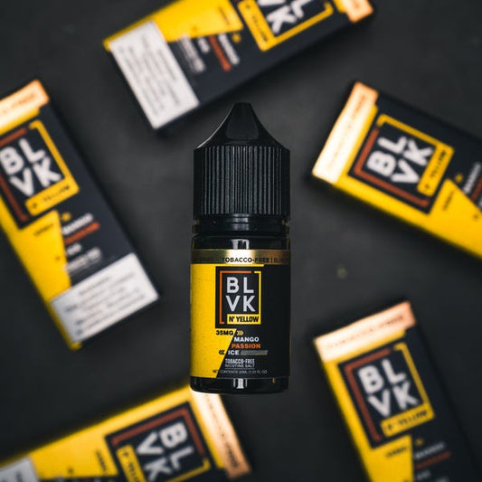 NicSalt - BLVK Salt Yellow - Mango Passion Ice (30ml)