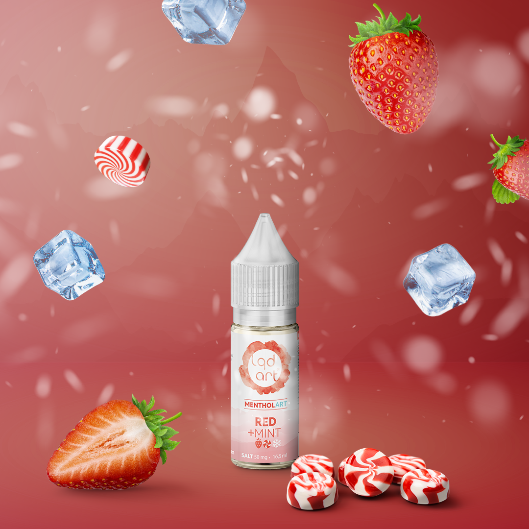 NicSalt - LQD ART - Red +MINT (16,5ml)