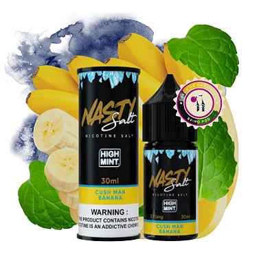 NicSalt - Nasty - Cush Man Banana High Mint (30ml)