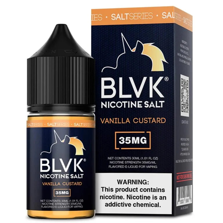 NicSalt - BLVK Salt Series - Vanilla Custard (30ml)