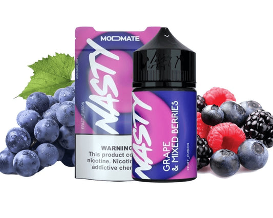 Juice - Nasty ModMate - Grape & Mixed Berries High Mint (60ml)