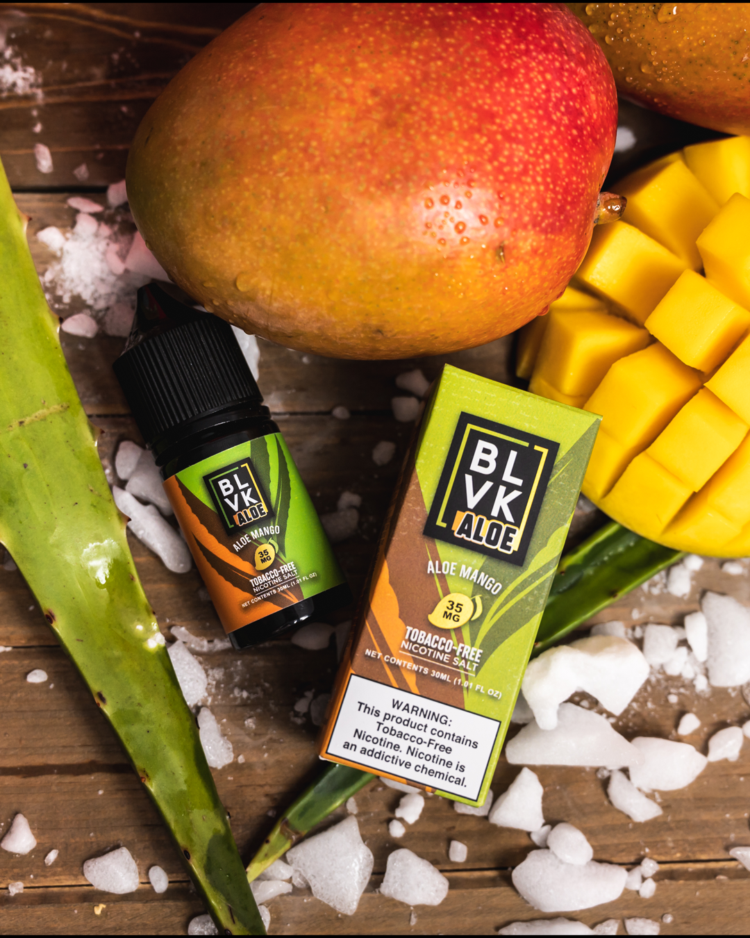 NicSalt - BLVK Aloe - Aloe Mango (30ml)